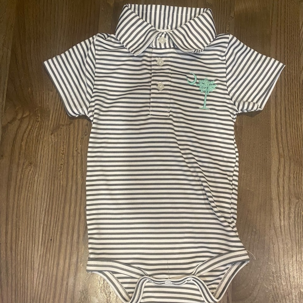 Southern collared bodysuit